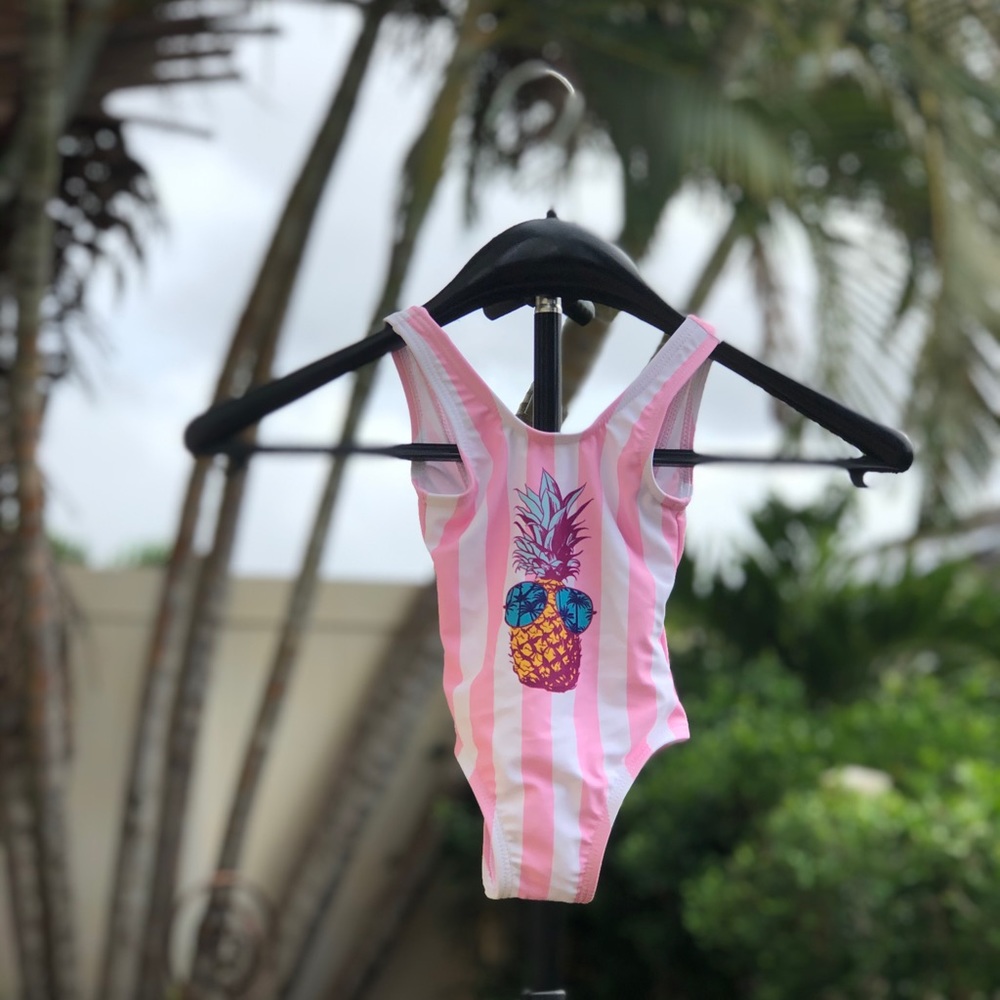 NWT! Cool Stripes Pineapple Baby One Piece! 🍍🌴